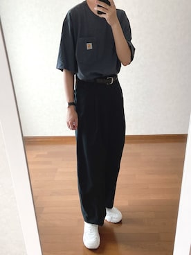 「ASEEDONCLOUD（アシードンクラウド）のアイテム」を使った、kojiさん（メンズ・173cm）の春コーディネート