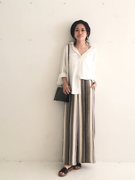 「TODAYFUL（トゥデイフル）のアイテム（ハンチング/ベレー帽）」を使った、..natsu..さん（レディース・158cm）の春コーディネート