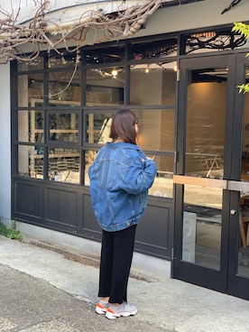 「黒パンツ」｜saosao room さん（レディース・165cm）の春コーディネート