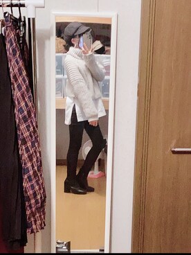 くろねこさん(レディース・162cm)の冬コーディネート