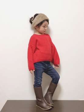 RIOさん（キッズ・90cm）の秋コーディネート