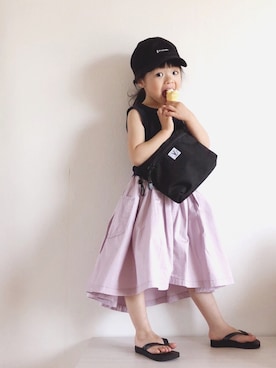 「Discoat Parisien」｜「アイテム（その他）」を使った、RIOさん（キッズ・100cm）の春コーディネート