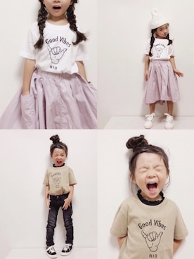 スカートを使った 名前入りtシャツ の人気ファッションコーディネート Wear