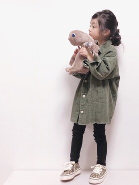 「E.T.」｜「アイテム（ジャケット/アウター）」を使った、RIOさん（キッズ・100cm）の冬コーディネート