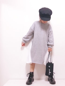 「アイテム（ワンピース/ドレス）」を使った、RIOさん（キッズ・110cm）の秋コーディネート