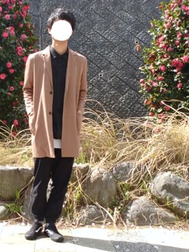 Gu イージージョガーパンツ カットソー を使ったメンズ人気ファッションコーディネート Wear