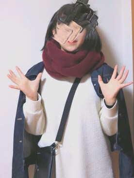 「earth（アース）のアイテム（ジャケット/アウター）」を使った、miiii_skさん（レディース・148cm）の冬コーディネート