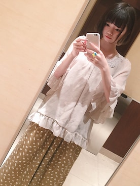 「青文字系」｜shiiさん（レディース・161cm）の夏コーディネート