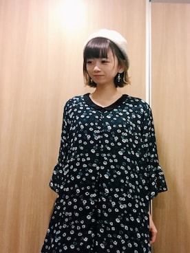 「青文字系」｜「アイテム（ジャケット/アウター）」を使った、shiiさん（レディース・161cm）の秋コーディネート
