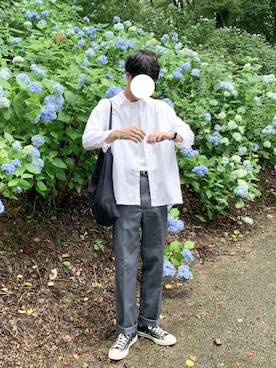 「RAF」｜Mitsuhiroさん（メンズ・189cm）の夏コーディネート
