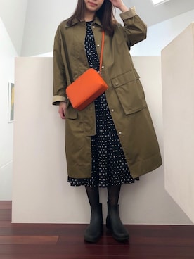 「H&M（エイチ・アンド・エム）のアイテム（ジャケット/アウター）」を使った、matsumotoさん（レディース・158cm）の秋コーディネート