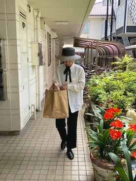 「Plan C（プランシー）のアイテム」を使った、amittさん（レディース・164cm）の春コーディネート