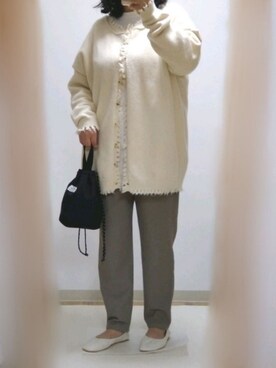 「reca（レカ）のアイテム（チュニック）」を使った、mochaさん（レディース・155cm）の春コーディネート