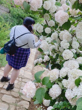 「PUNYUS（プニュズ）のアイテム（その他）」を使った、れいぎゅさん（レディース・151cm）の春コーディネート