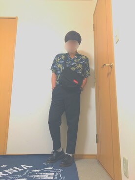 「ADEXE（アデクス）のアイテム」を使った、taiさん（メンズ・170cm）の夏コーディネート