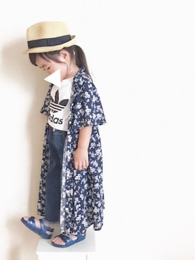 「gooutwith」｜yuiさん（キッズ・90cm）の夏コーディネート