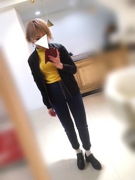「エムエーワン」｜「アイテム（ブルゾン）」を使った、Ryo❁さん（レディース・159cm）の冬コーディネート