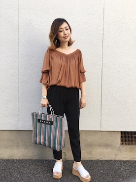 mizuhoさん（レディース・156cm）の夏コーディネート