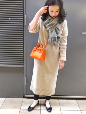 mizuhoさん（レディース・156cm）の冬コーディネート