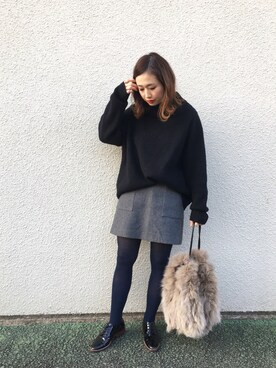 mizuhoさん(レディース・156cm)の冬コーディネート