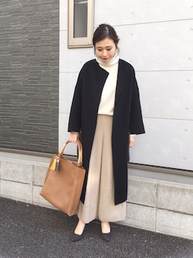 mizuhoさん（レディース・156cm）の冬コーディネート