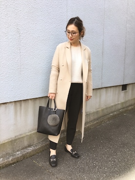 mizuhoさん（レディース・156cm）の冬コーディネート