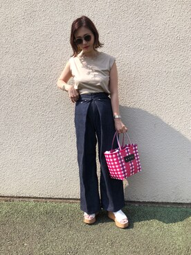 mizuhoさん（レディース・156cm）の夏コーディネート