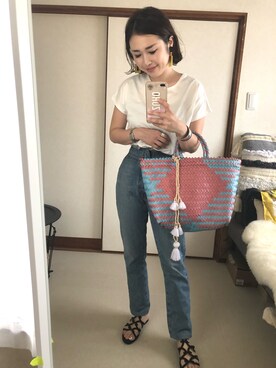 mizuhoさん（レディース・156cm）の夏コーディネート