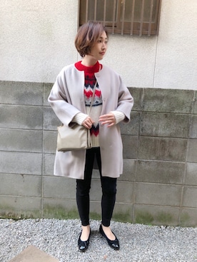 mizuhoさん（レディース・156cm）の冬コーディネート