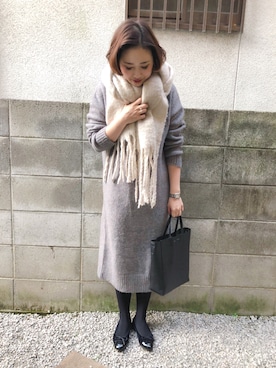 mizuhoさん（レディース・156cm）の冬コーディネート