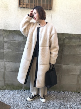 mizuhoさん（レディース・156cm）の冬コーディネート