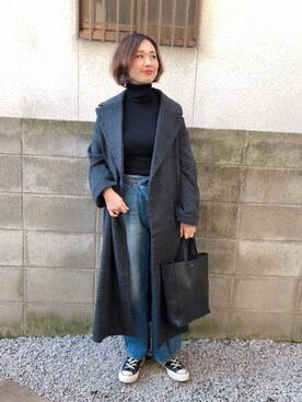 mizuhoさん（レディース・156cm）の冬コーディネート