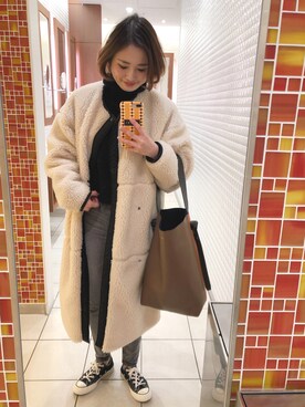 mizuhoさん（レディース・156cm）の冬コーディネート