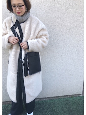 mizuhoさん（レディース・156cm）の冬コーディネート