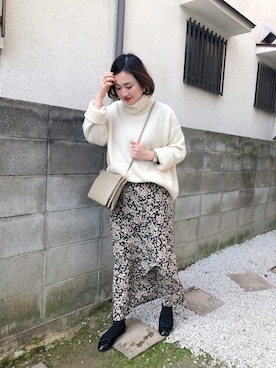 mizuhoさん（レディース・156cm）の冬コーディネート