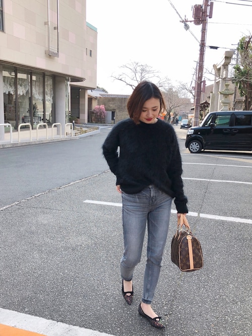 Drawer（ドゥロワー）の「Drawer カシミヤファークルーネック