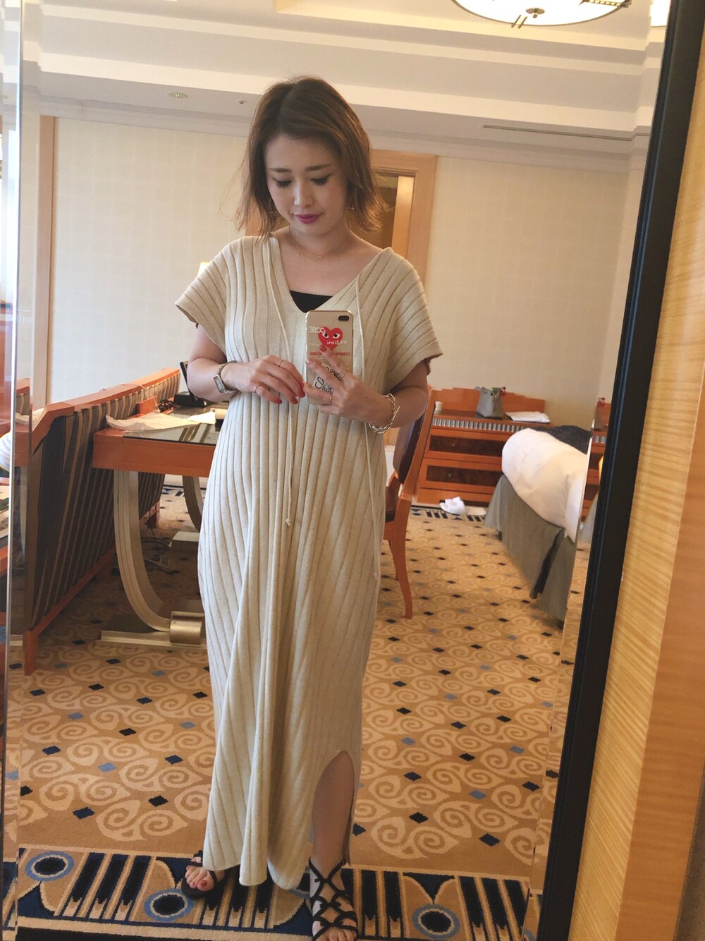 ETRE TOKYO（エトレトウキョウ）の「コットンリネンワイドリブ