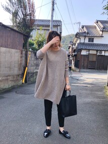 フレームワーク FRAMeWORK ワイドチュニックプルオーバー　 ベージュ フレームワーク ワイドチュニックプルオーバー FRAMeWORK ✨ワイド