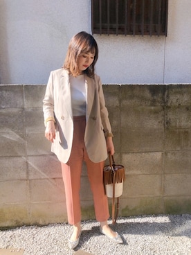 mizuhoさん（レディース・156cm）の春コーディネート