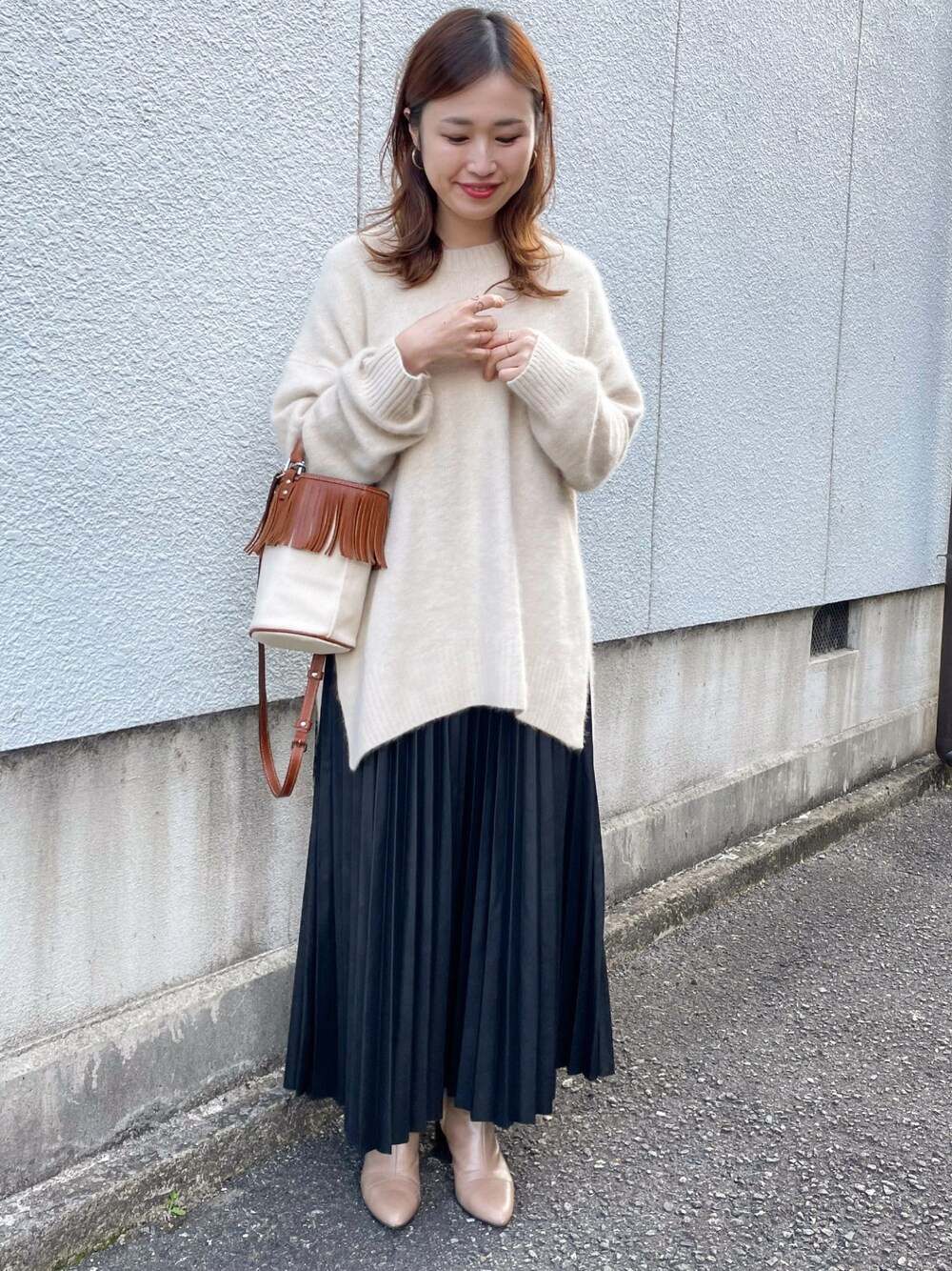 Fur クルースリットプルオーバー◇を使った人気ファッション