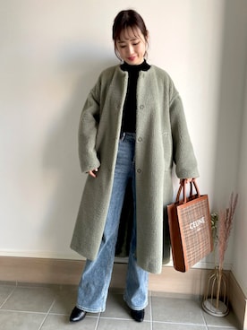 mizuhoさん（レディース・156cm）の冬コーディネート