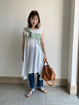 mizuhoさん（レディース・156cm）の夏コーディネート