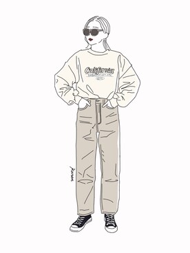 𝙆𝘼𝙍𝙀𝙉さんのコーディネート