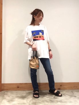 「SUNNY  SPORTS（サニースポーツ）のアイテム」を使った、coenさん（レディース・157cm）の夏コーディネート