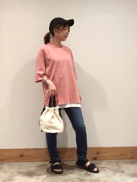 「ポケットT」｜coenさん（レディース・157cm）の夏コーディネート