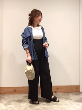 「SMITH'S（スミス）のアイテム（帽子）」を使った、coenさん（レディース・157cm）の夏コーディネート