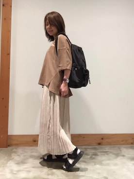 「the case（ザケース）のアイテム」を使った、coenさん（レディース・157cm）の夏コーディネート