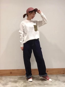 「LOGOS（ロゴス）のアイテム」を使った、coenさん（レディース・157cm）の秋コーディネート