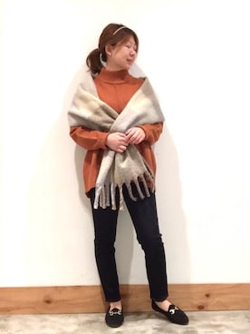 「ALBEROLA（アルベローラ）のアイテム」を使った、coenさん（レディース・157cm）の冬コーディネート