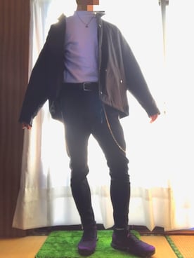 「2018マイベストコーデ」｜「アイテム（ナイロンジャケット）」を使った、もりさんさん（メンズ・171cm）の冬コーディネート